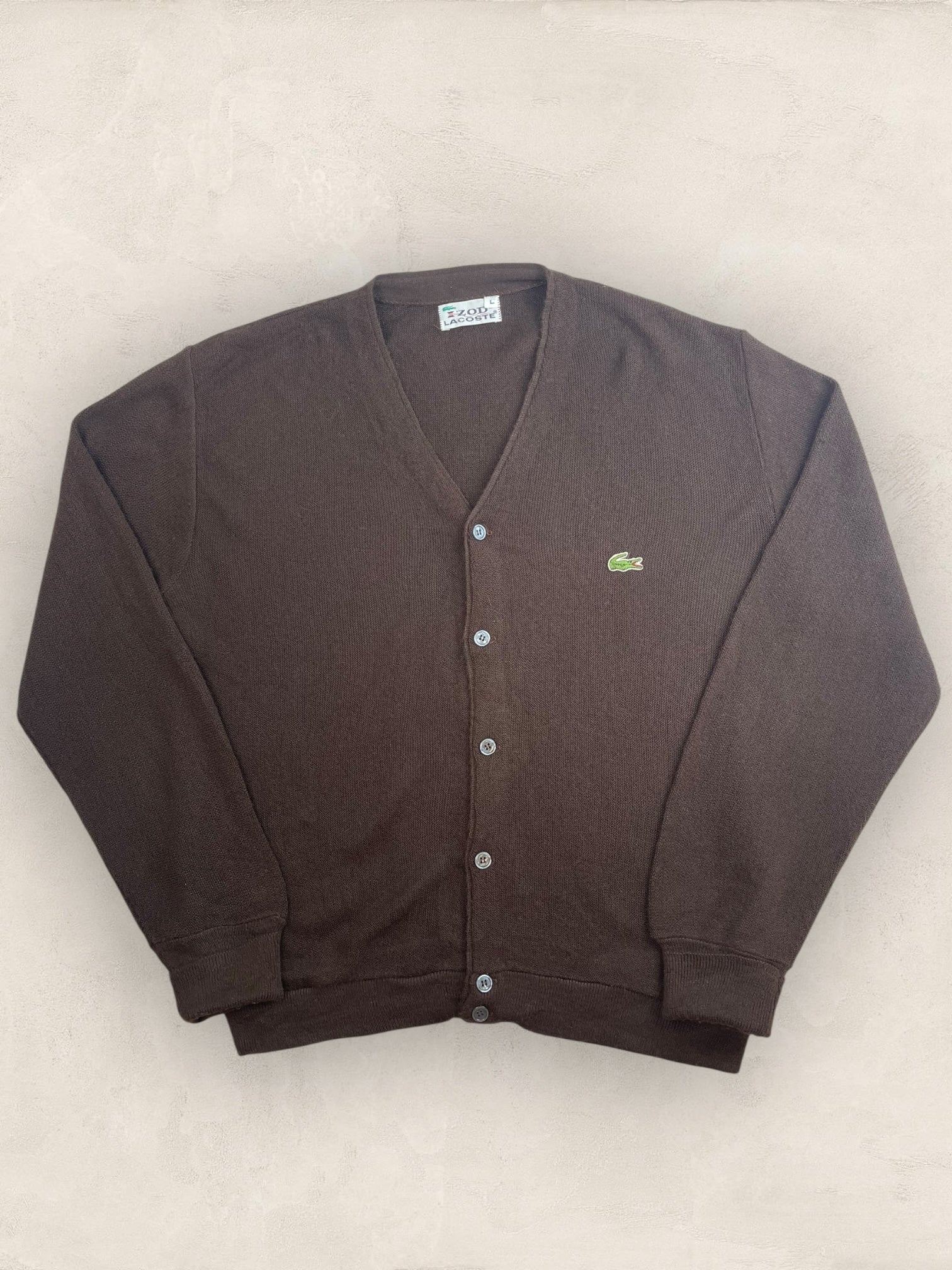 Cardigan Homme Lacoste Marron L Ref:3269 - Marron - L - amifrip