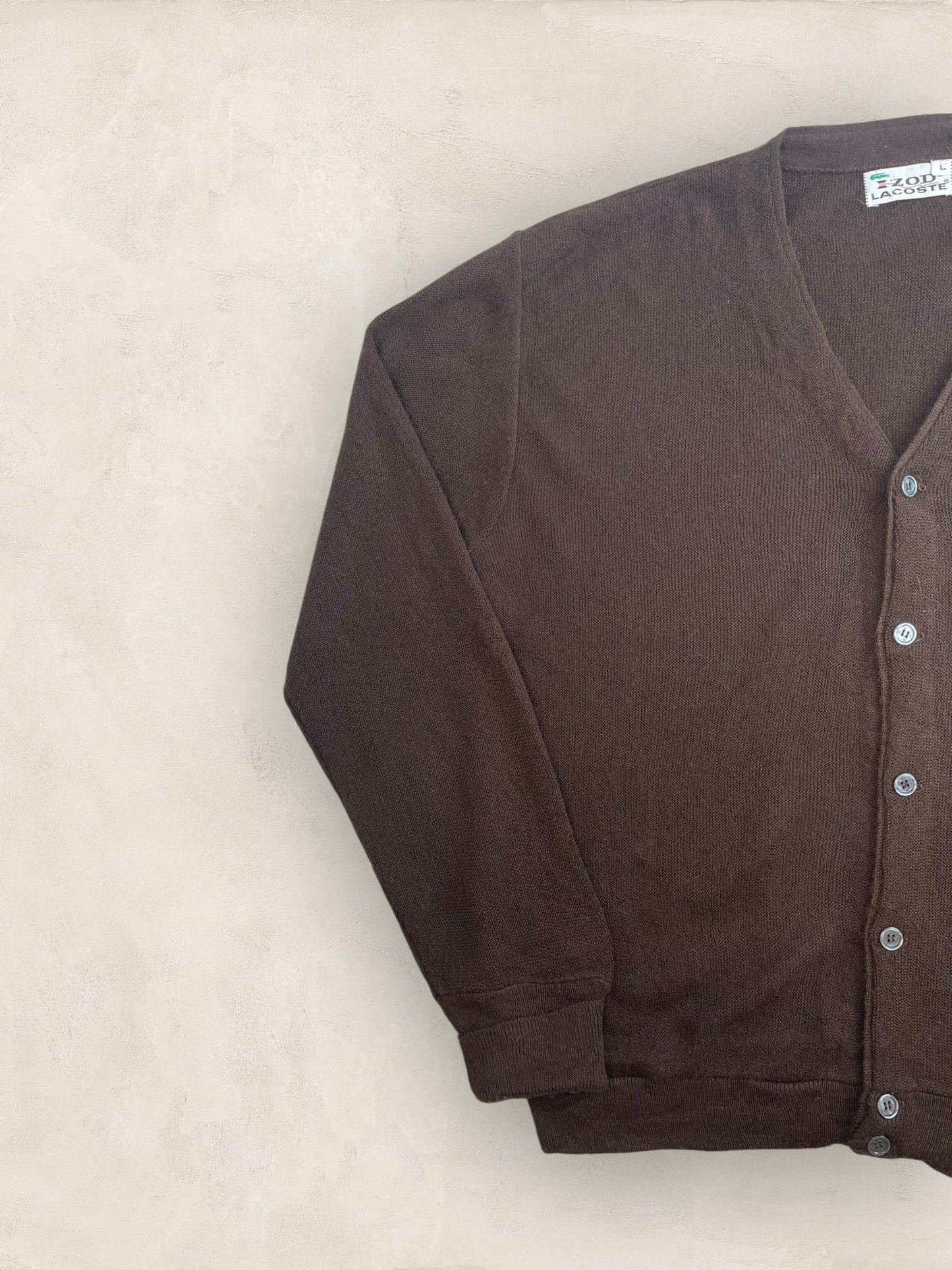 Cardigan Homme Lacoste Marron L Ref:3269 - Marron - L - amifrip
