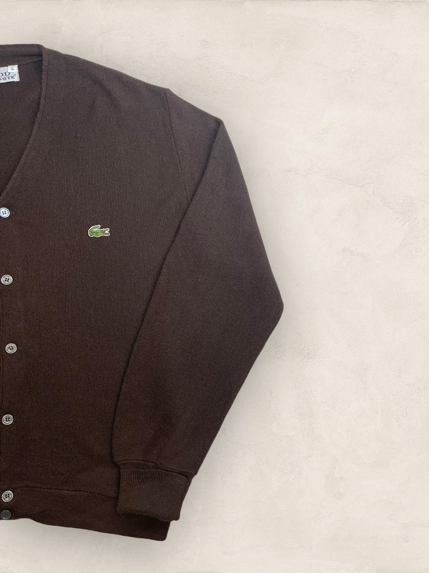 Cardigan Homme Lacoste Marron L Ref:3269 - Marron - L - amifrip