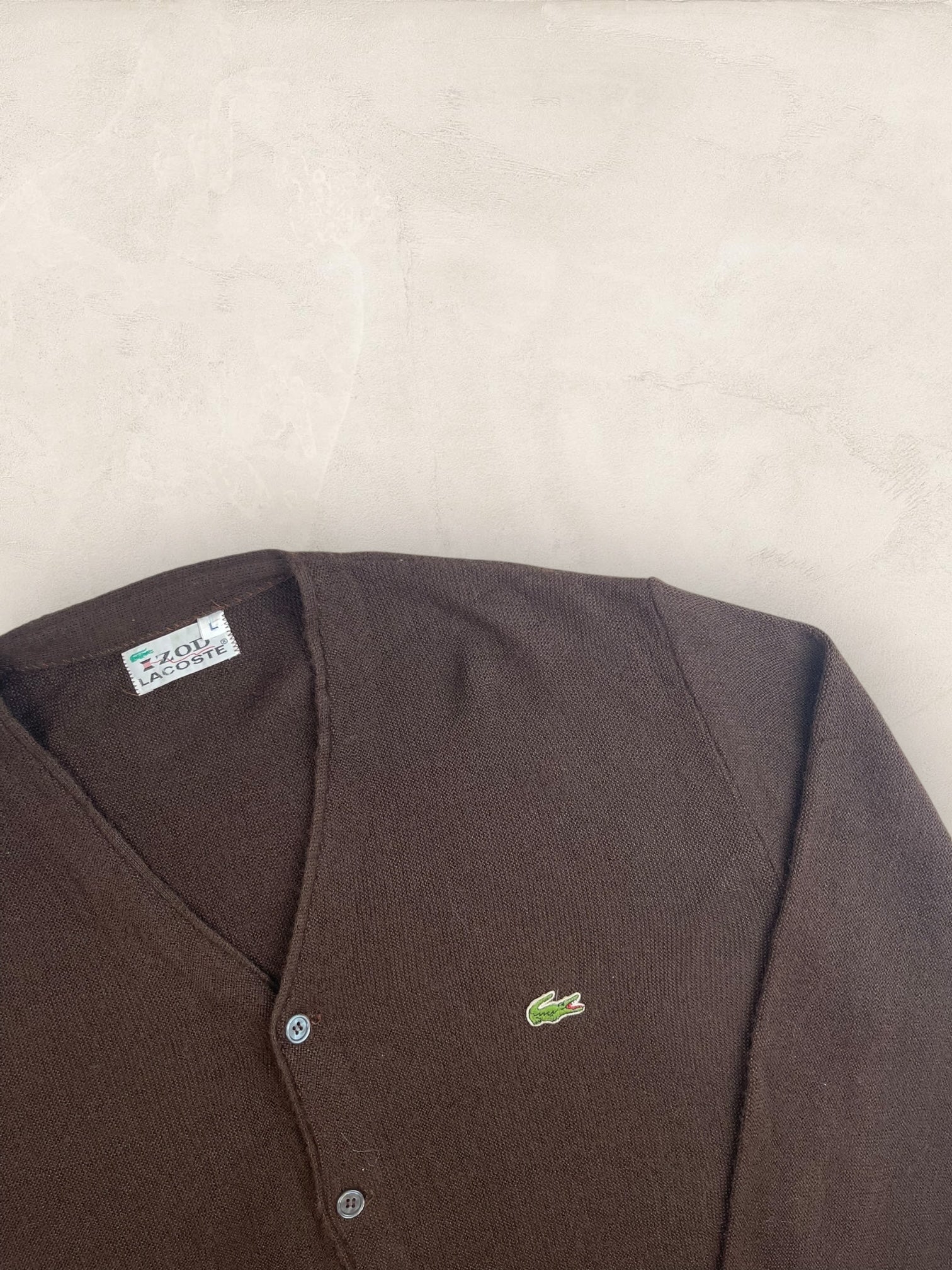 Cardigan Homme Lacoste Marron L Ref:3269 - Marron - L - amifrip