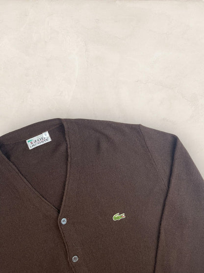 Cardigan Homme Lacoste Marron L Ref:3289 - Marron - L - amifrip
