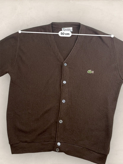 Cardigan Homme Lacoste Marron L Ref:3289 - Marron - L - amifrip