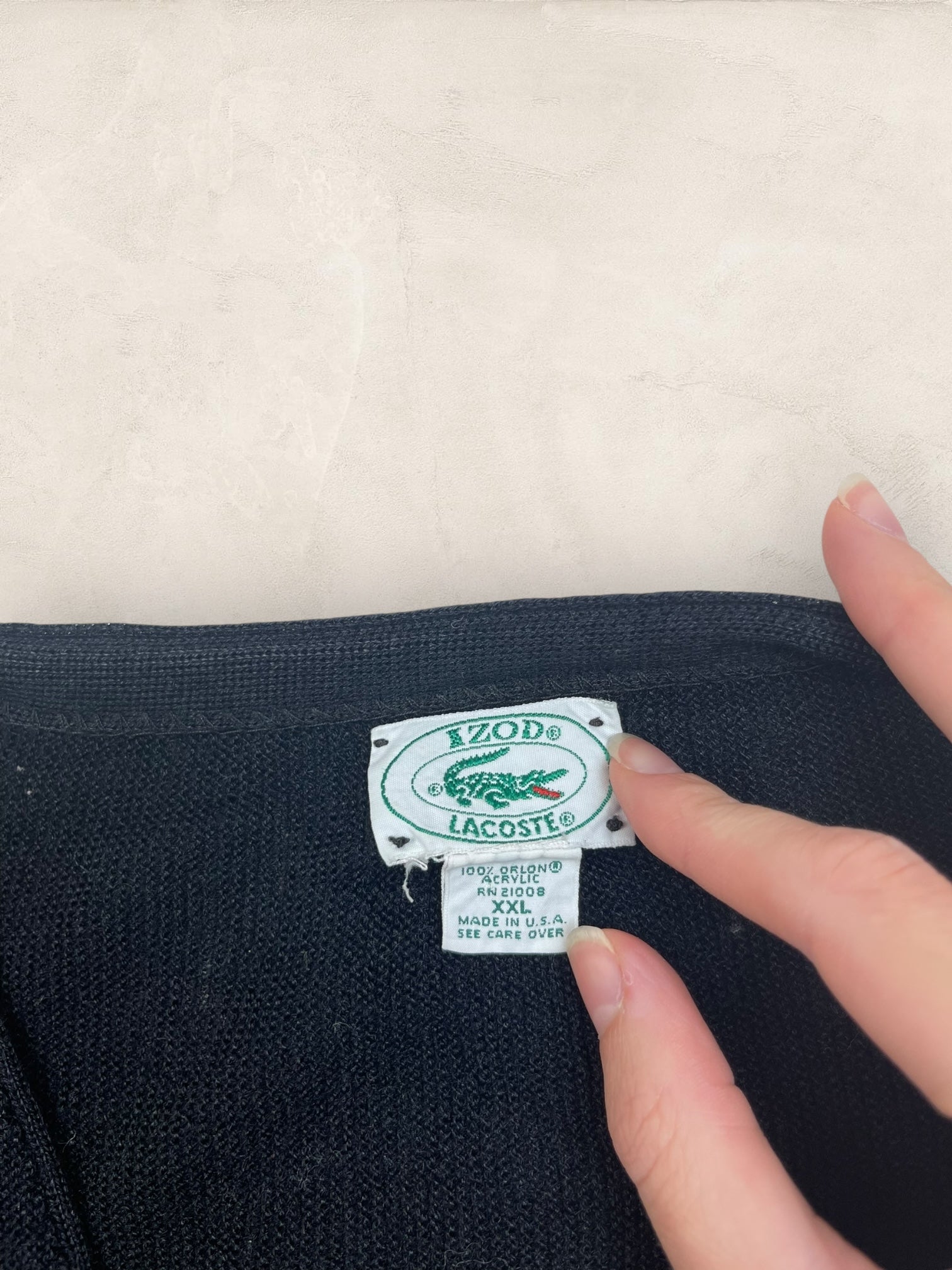 Cardigan Homme Lacoste Noir 3XL Ref:3253 - Noir - 3XL - amifrip
