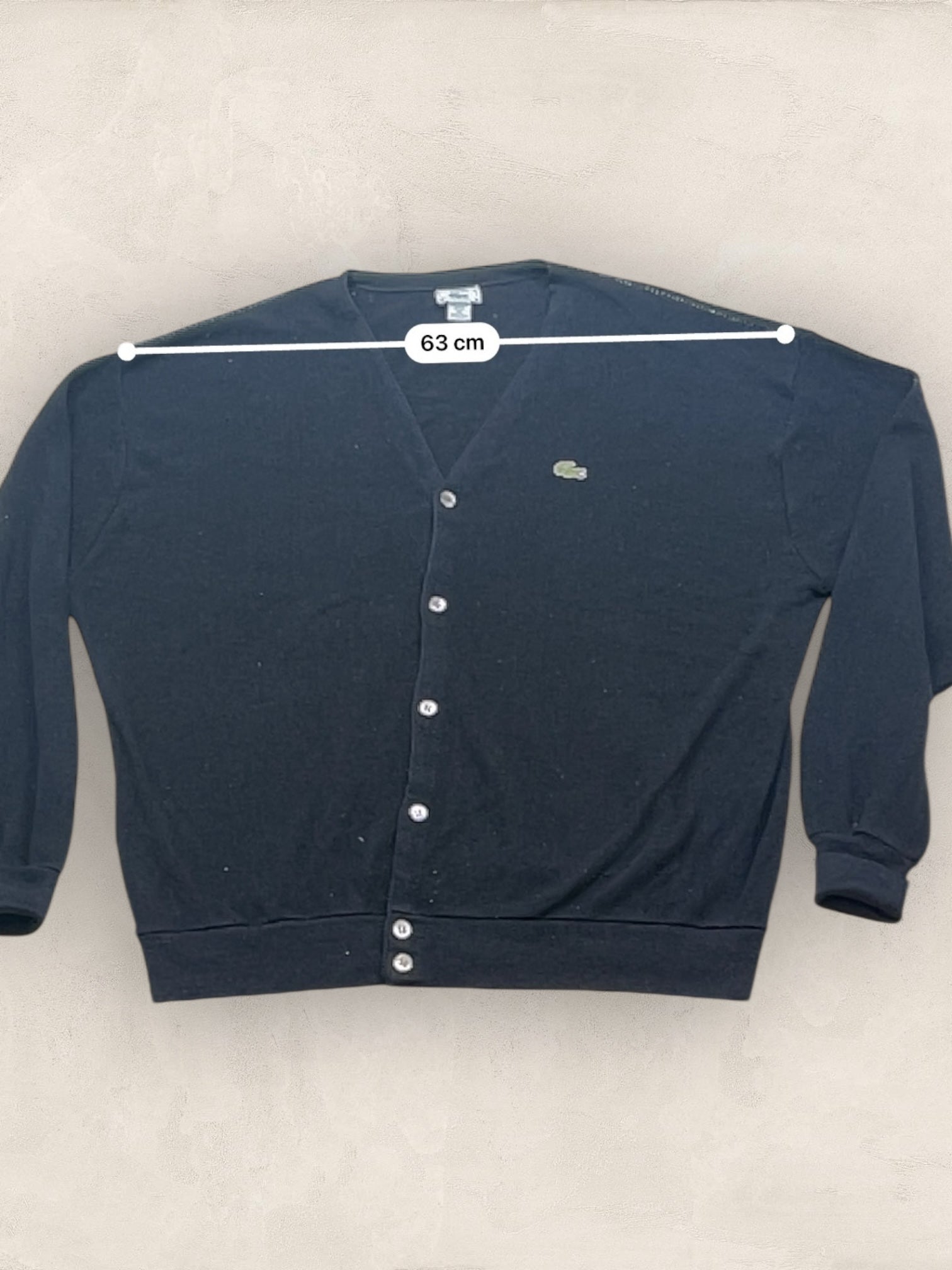 Cardigan Homme Lacoste Noir 3XL Ref:3253 - Noir - 3XL - amifrip