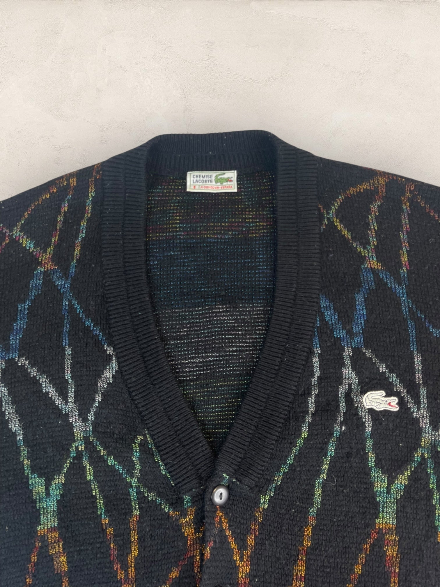 Cardigan Homme Lacoste Noir XL Ref:3913 - Noir - XL - amifrip