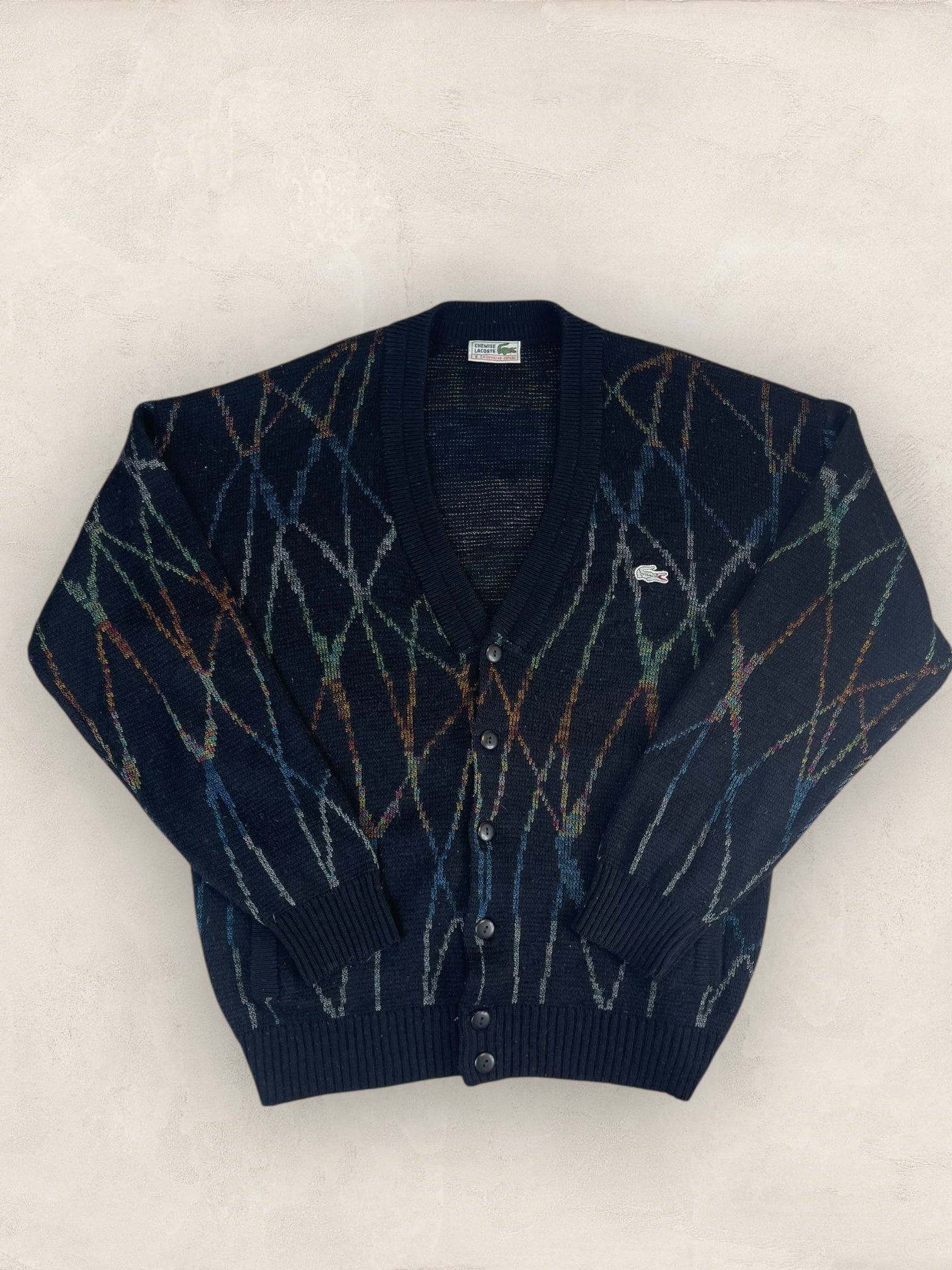 Cardigan Homme Lacoste Noir XL Ref:3913 - Noir - XL - amifrip