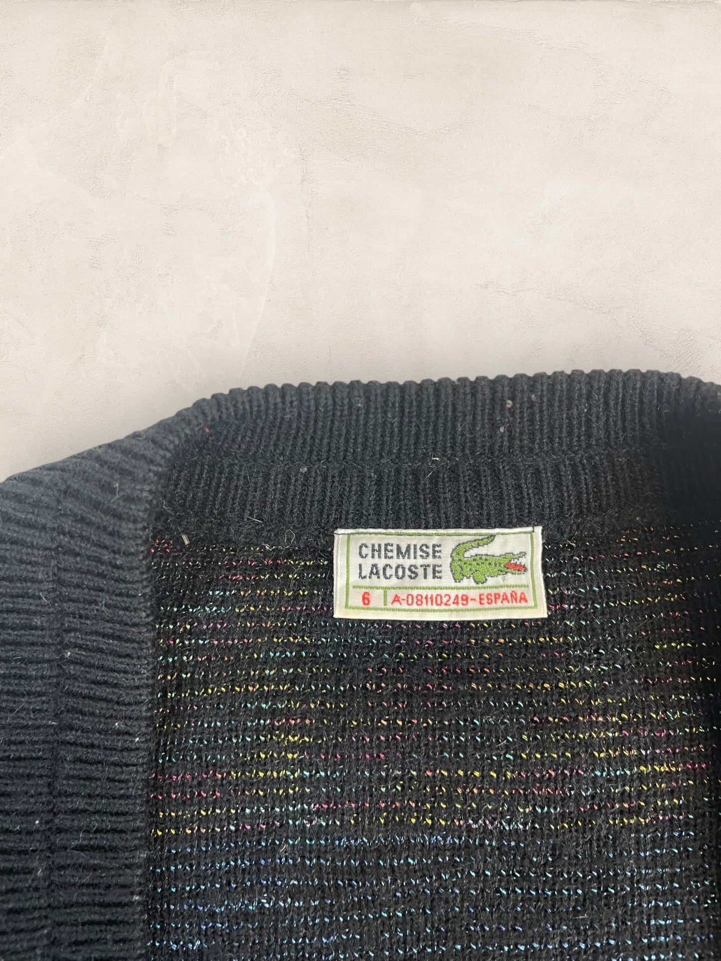 Cardigan Homme Lacoste Noir XL Ref:3913 - Noir - XL - amifrip
