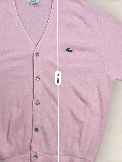 Cardigan Homme Lacoste Rose L Ref:3048 - Rose - L - amifrip - Friperie en ligne et vêtements vintage