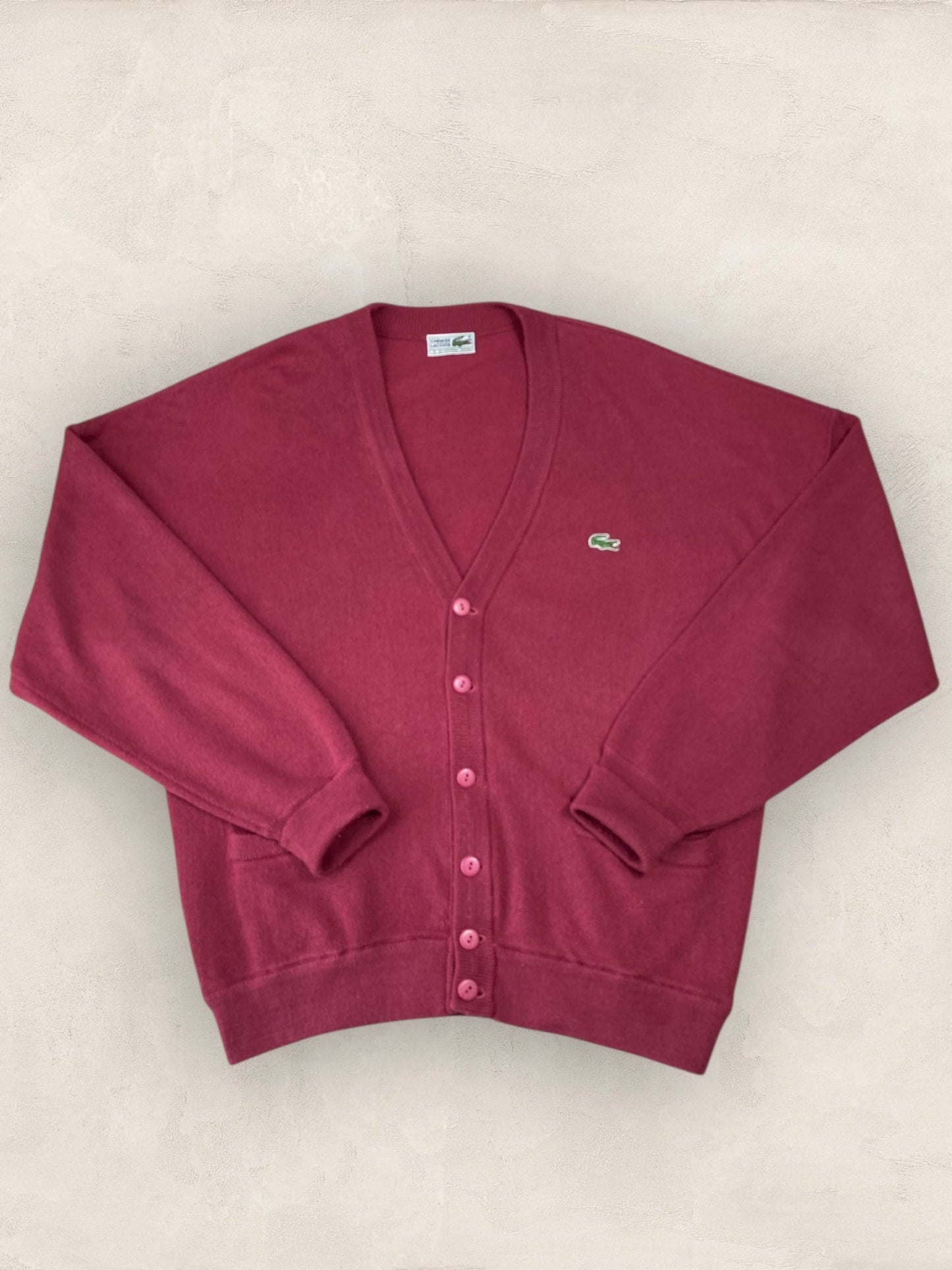 Cardigan Homme Lacoste ROSE XL Ref:2862 - ROSE - XL - amifrip - Friperie en ligne et vêtements vintage