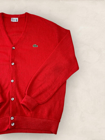 Cardigan Homme Lacoste ROUGE L Ref:2846 - ROUGE - L - amifrip - Friperie en ligne et vêtements vintage