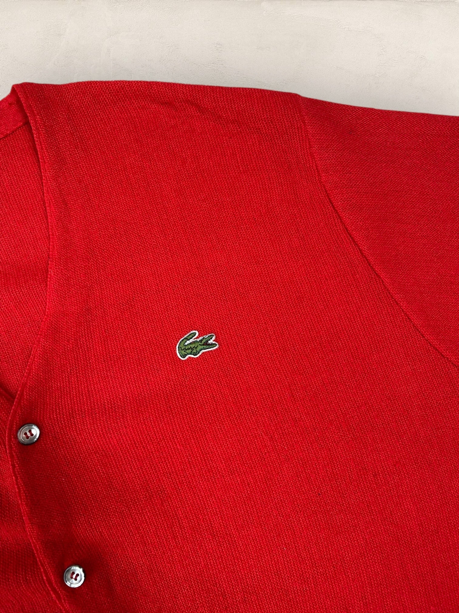 Cardigan Homme Lacoste ROUGE L Ref:2846 - ROUGE - L - amifrip - Friperie en ligne et vêtements vintage