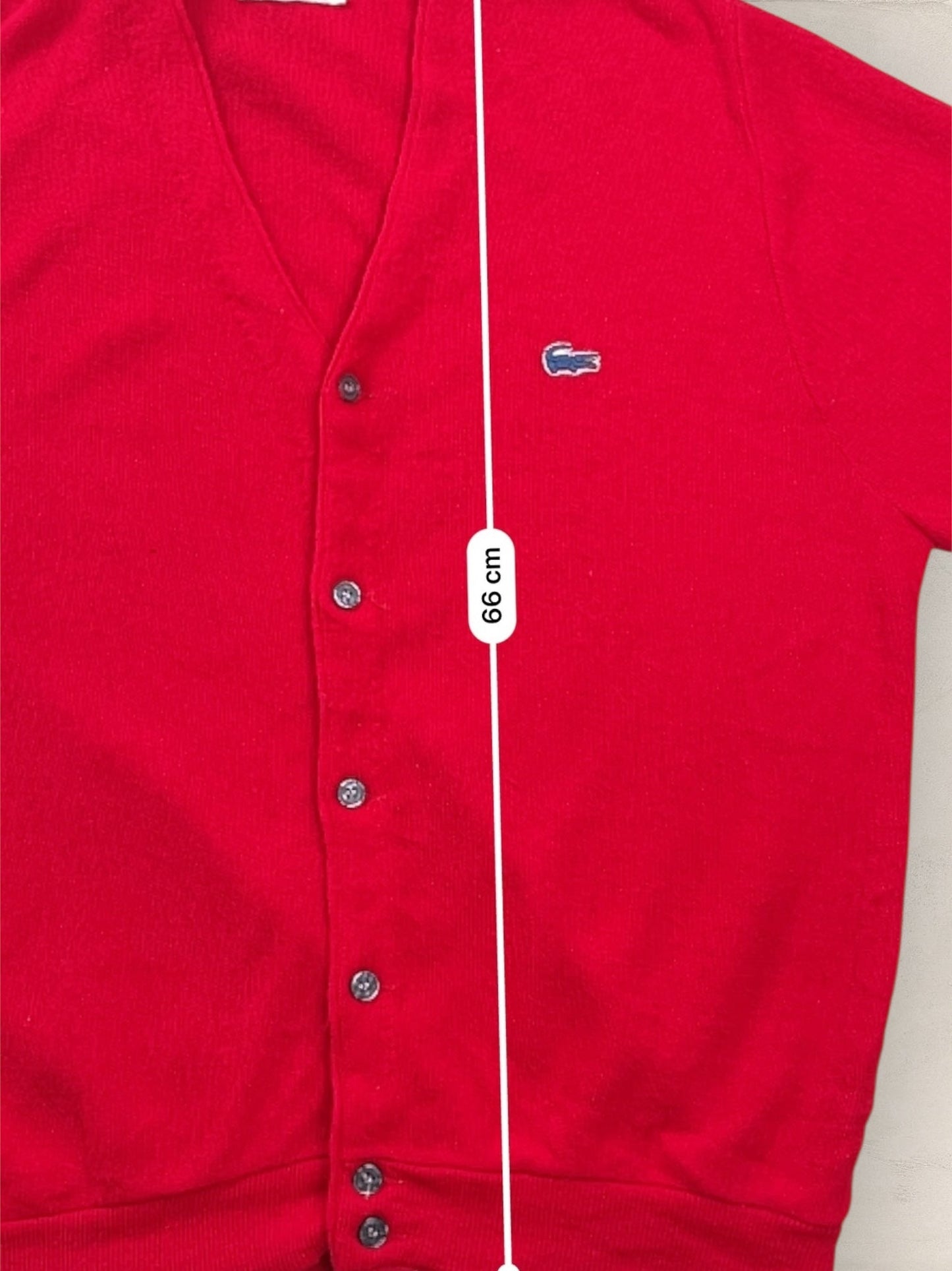Cardigan Homme Lacoste Rouge L Ref:3105 - Rouge - L - amifrip