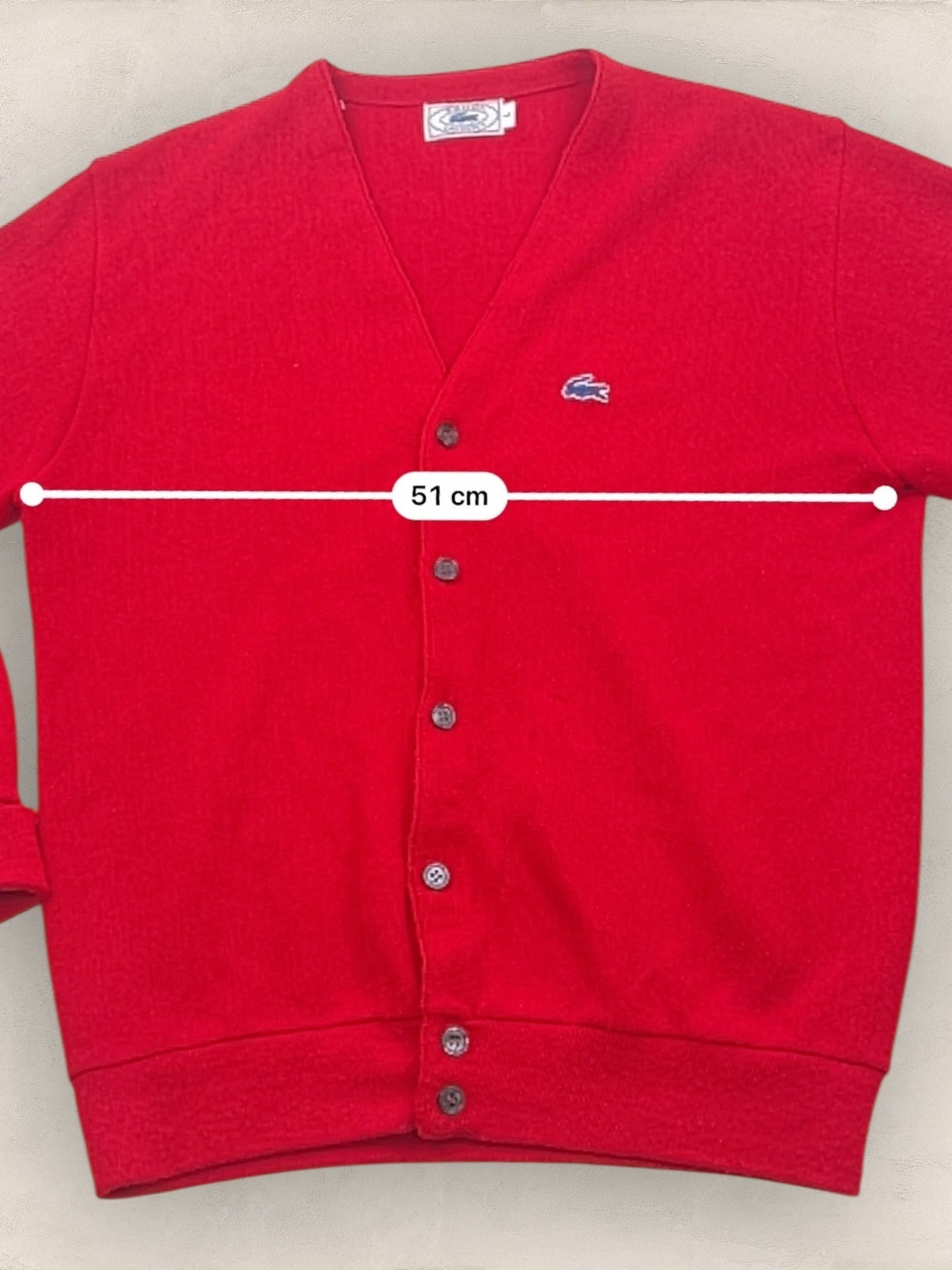 Cardigan Homme Lacoste Rouge L Ref:3194 - Rouge - L - amifrip