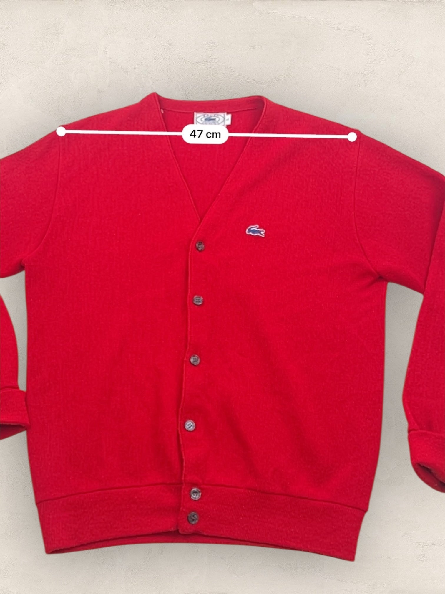 Cardigan Homme Lacoste Rouge L Ref:3194 - Rouge - L - amifrip