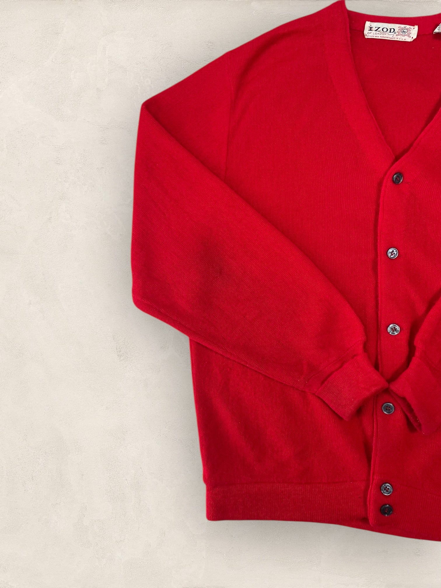 Cardigan Homme Lacoste ROUGE M Ref:2873 - ROUGE - M - amifrip - Friperie en ligne et vêtements vintage