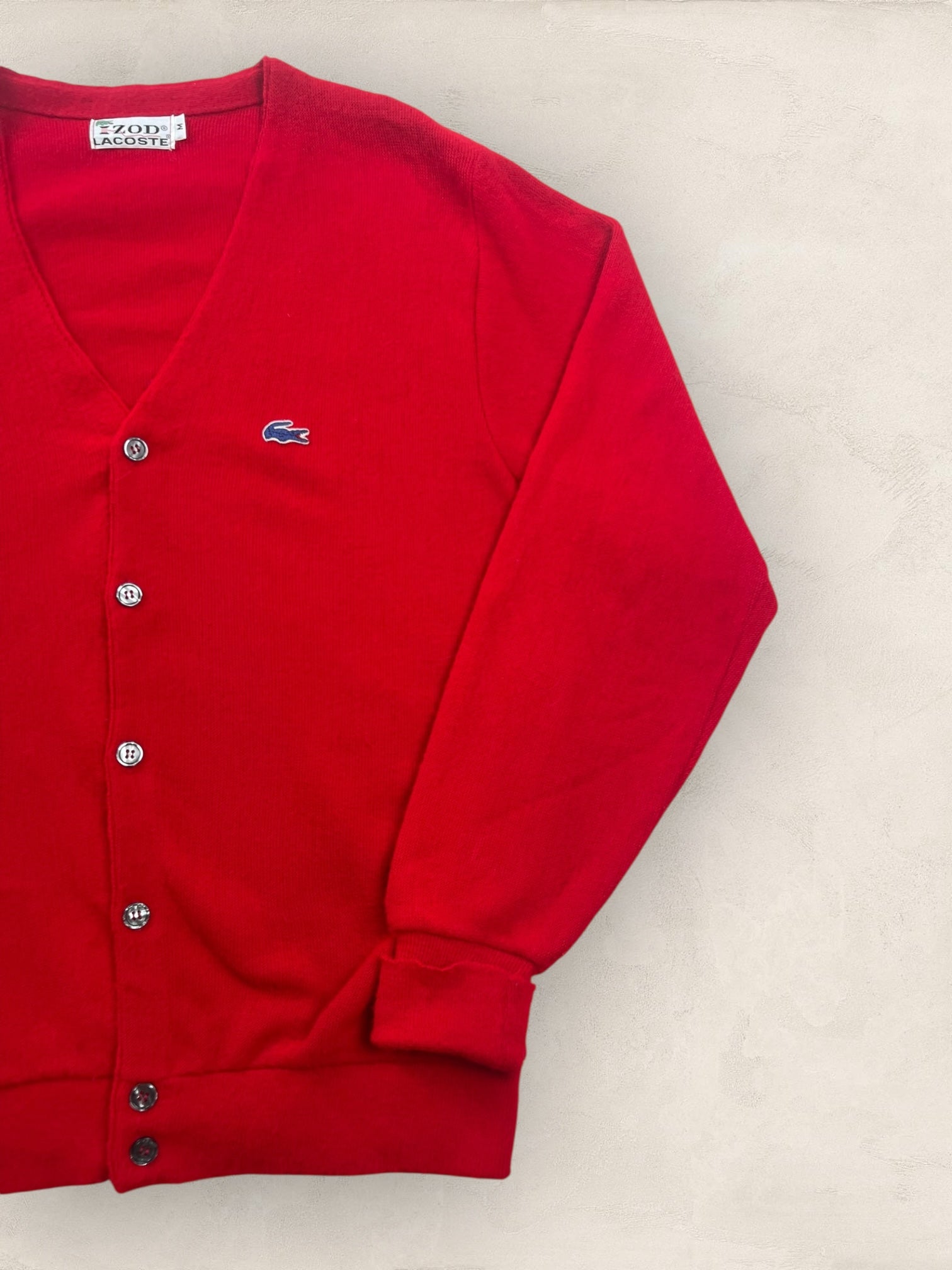Cardigan Homme Lacoste Rouge M Ref:3111 - Rouge - M - amifrip