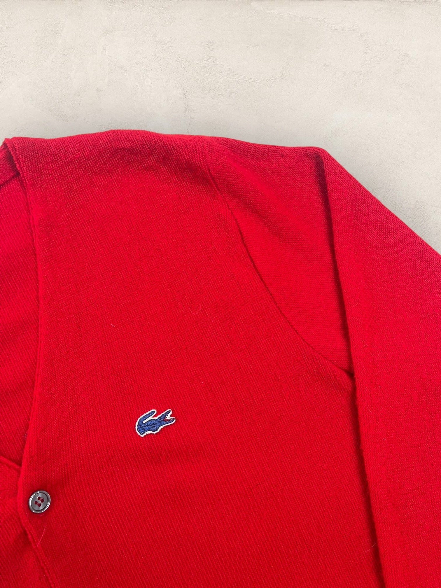 Cardigan Homme Lacoste Rouge M Ref:3111 - Rouge - M - amifrip