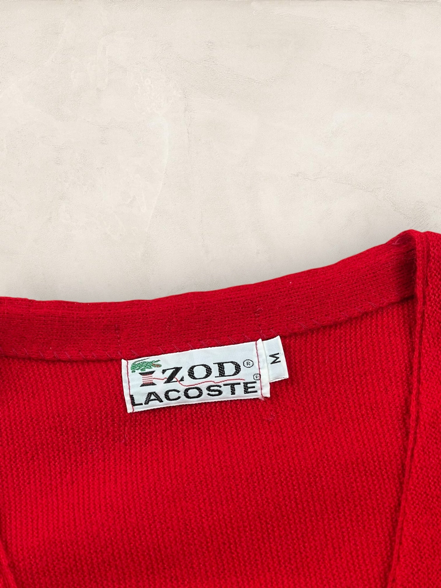 Cardigan Homme Lacoste Rouge M Ref:3111 - Rouge - M - amifrip