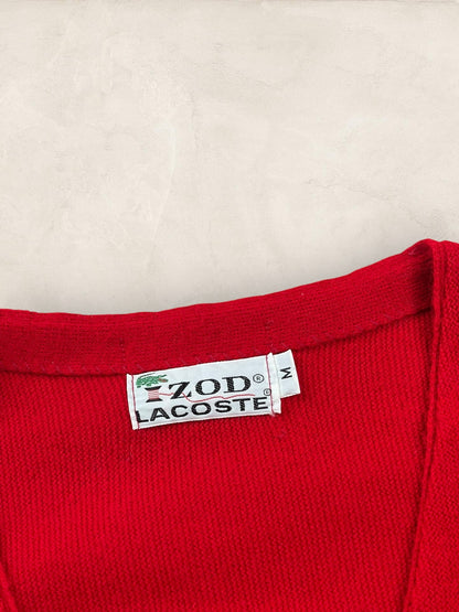 Cardigan Homme Lacoste Rouge M Ref:3111 - Rouge - M - amifrip
