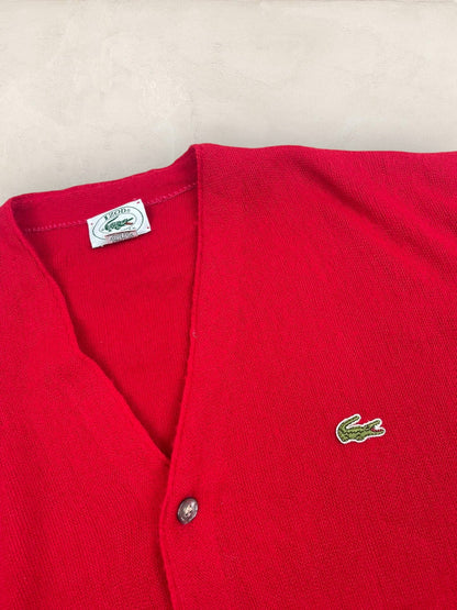Cardigan Homme Lacoste Rouge M Ref:3187 - Rouge - M - amifrip