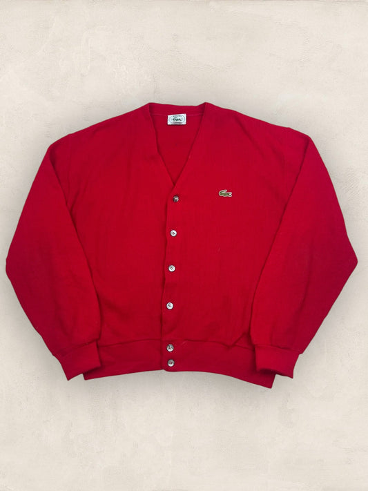 Cardigan Homme Lacoste Rouge M Ref:3187 - Rouge - M - amifrip