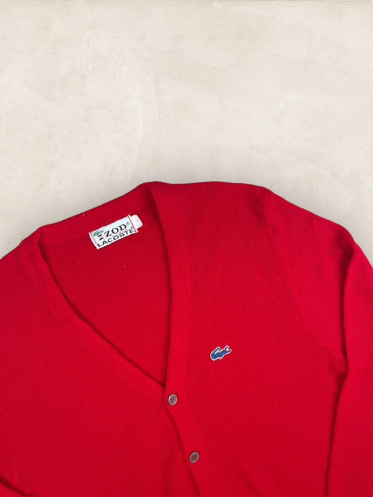 Cardigan Homme Lacoste Rouge M Ref:3283 - Rouge - M - amifrip