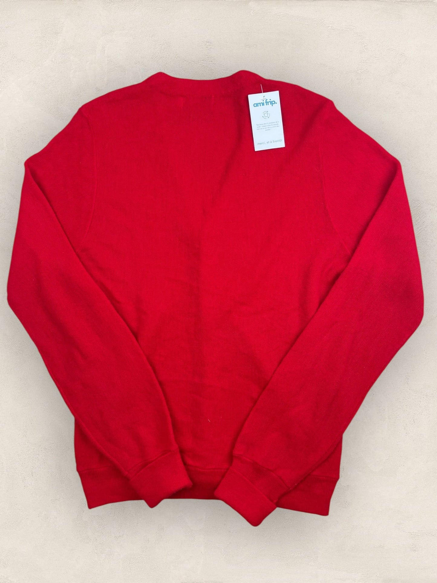 Cardigan Homme Lacoste Rouge M Ref:3283 - Rouge - M - amifrip