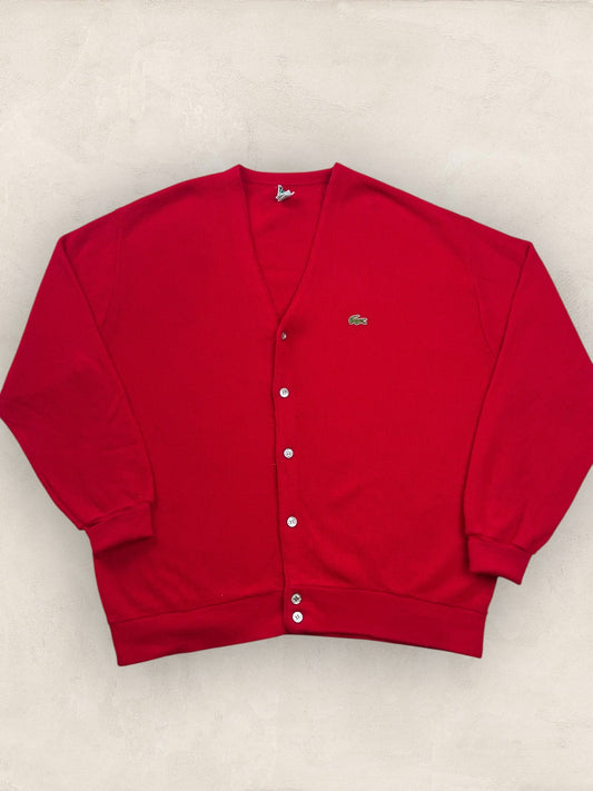Cardigan Homme Lacoste Rouge XL Ref:3129 - Rouge - XL - amifrip