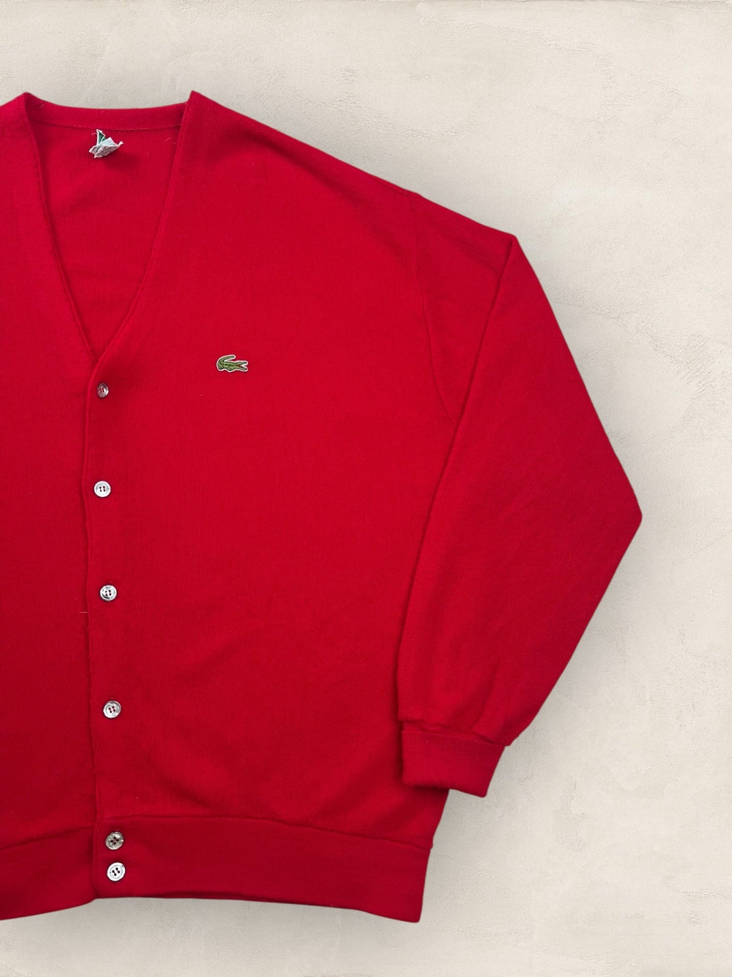 Cardigan Homme Lacoste Rouge XL Ref:3129 - Rouge - XL - amifrip