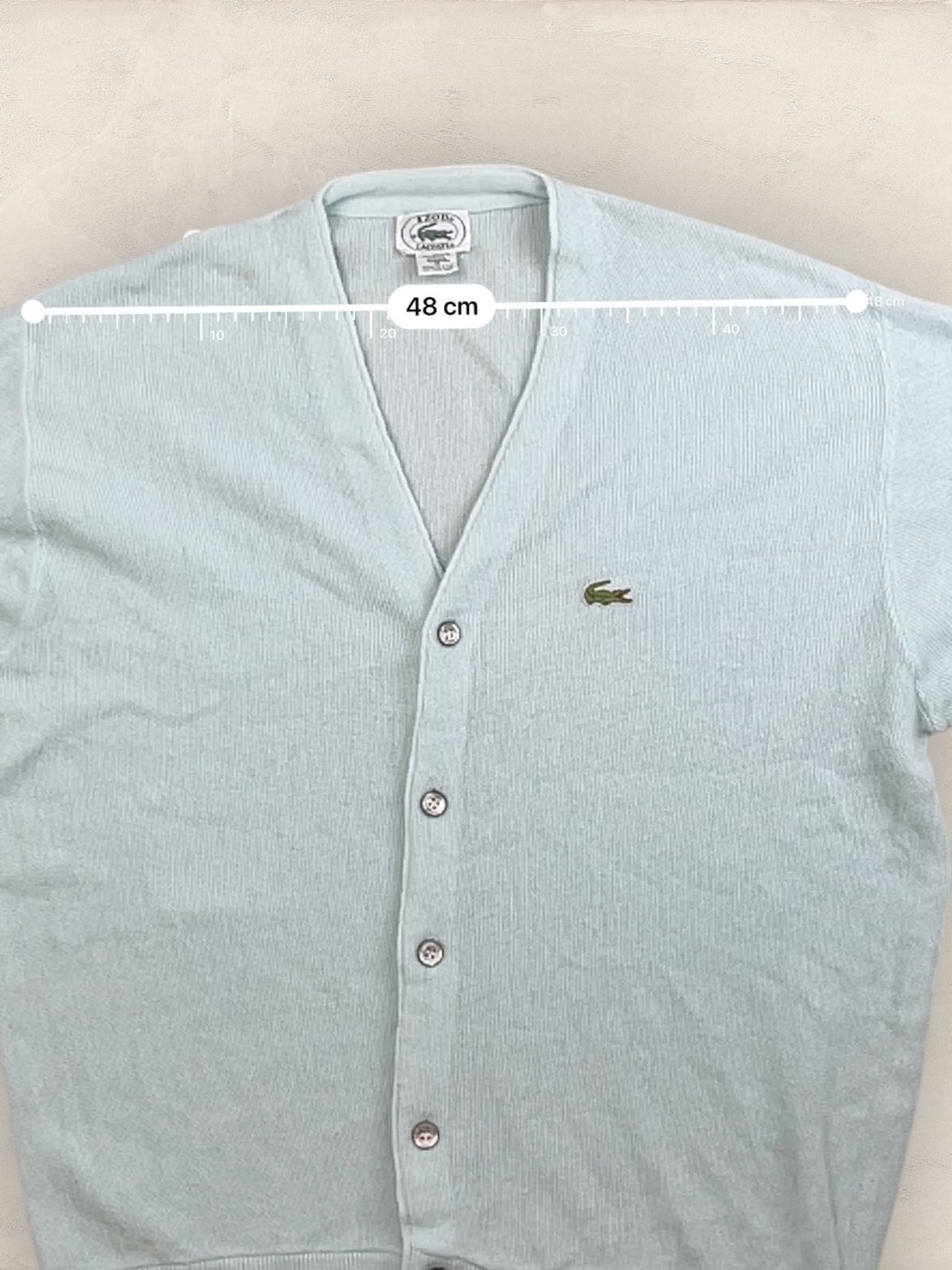 Cardigan Homme Lacoste Turquoise M Ref:3322 - Turquoise - M - amifrip