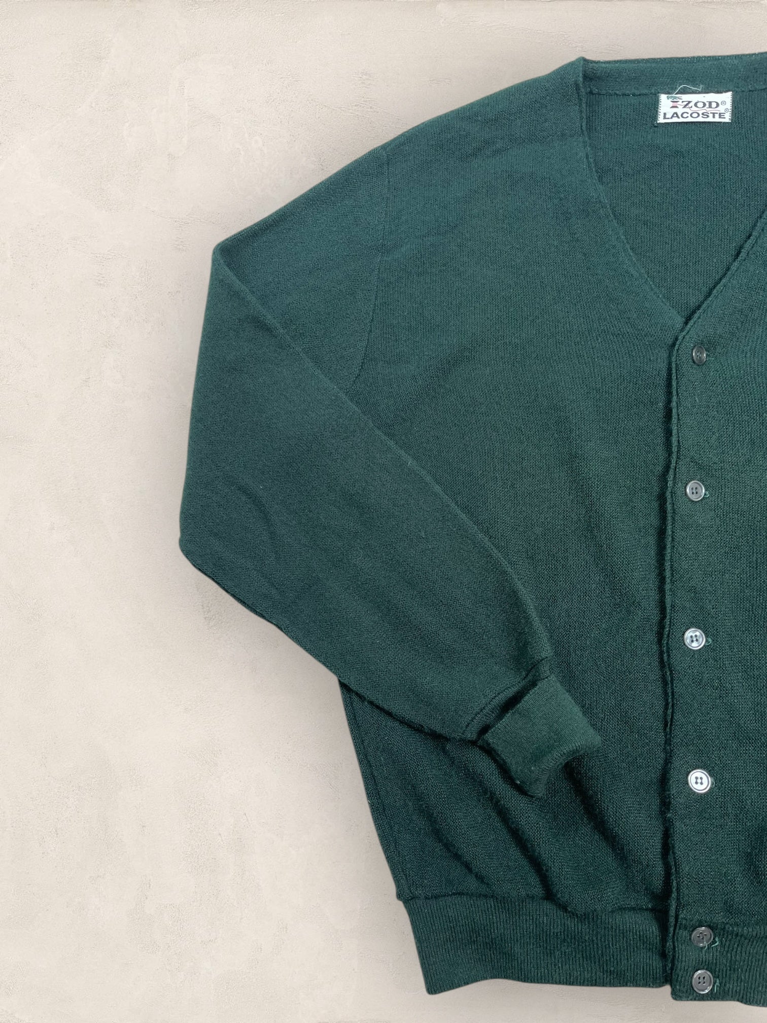 Cardigan Homme Lacoste Vert M Ref:3047 - Vert - M - amifrip - Friperie en ligne et vêtements vintage