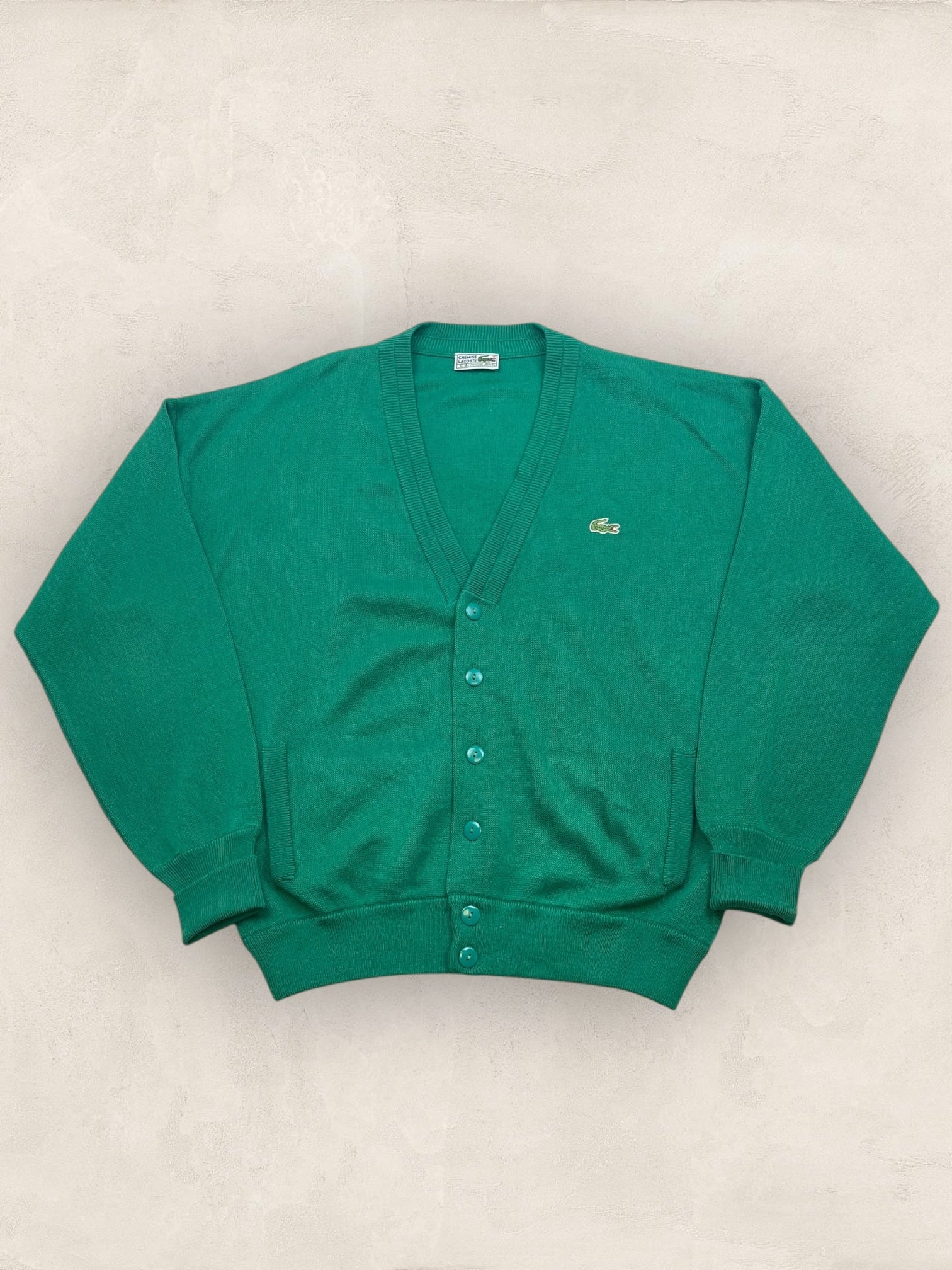 Cardigan Homme Lacoste Vert XL Ref:3260 - Vert - XL - amifrip