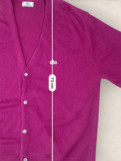 Cardigan Homme Lacoste VIOLET XL Ref:2876 - VIOLET - XL - amifrip - Friperie en ligne et vêtements vintage