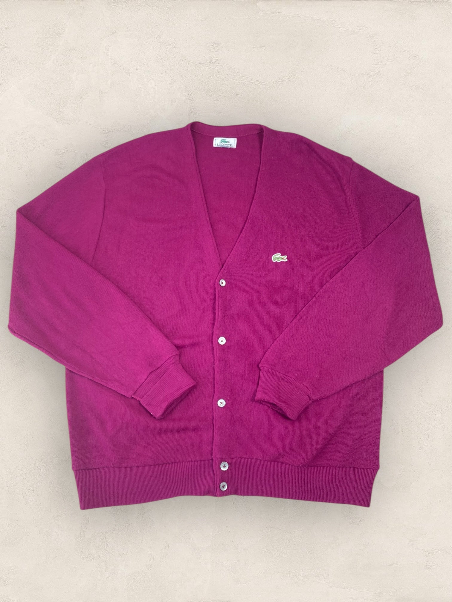 Cardigan Homme Lacoste VIOLET XL Ref:2876 - VIOLET - XL - amifrip - Friperie en ligne et vêtements vintage