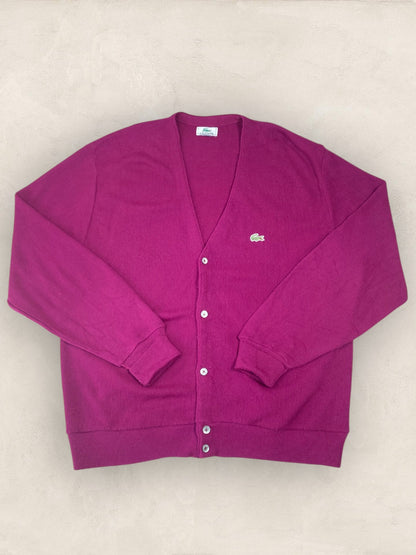 Cardigan Homme Lacoste VIOLET XL Ref:2876 - VIOLET - XL - amifrip - Friperie en ligne et vêtements vintage