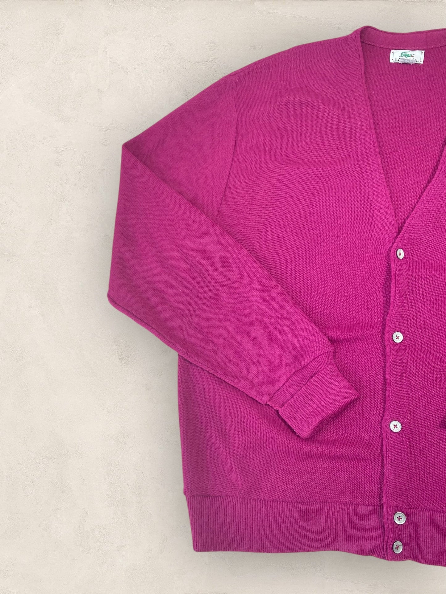 Cardigan Homme Lacoste VIOLET XL Ref:2876 - VIOLET - XL - amifrip - Friperie en ligne et vêtements vintage