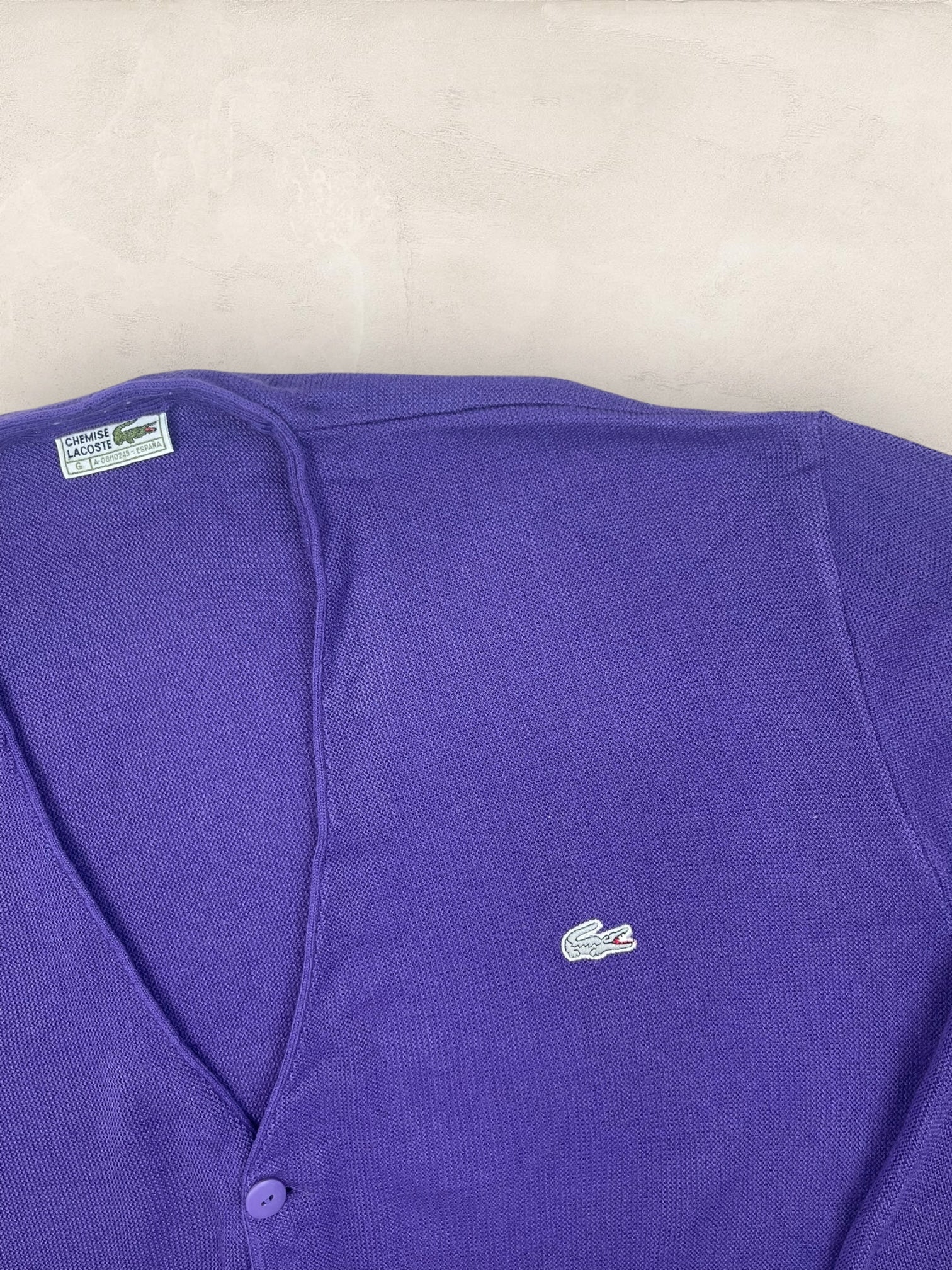 Cardigan Homme Lacoste Violet XL Ref:3192 - Violet - XL - amifrip