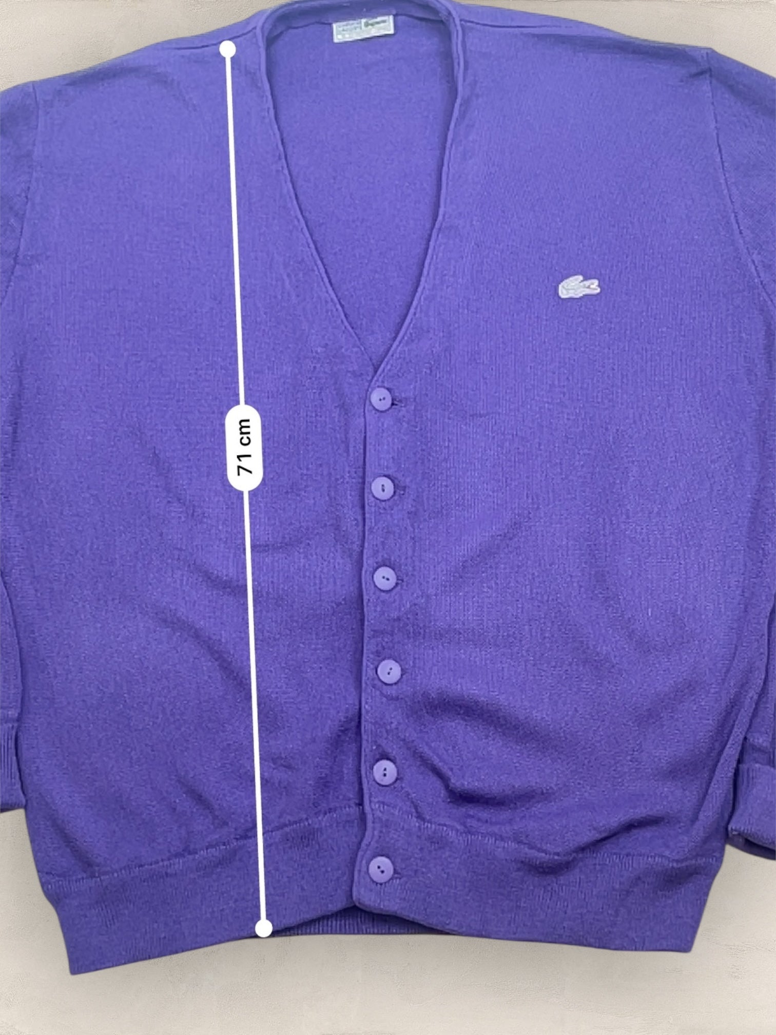 Cardigan Homme Lacoste Violet XL Ref:3192 - Violet - XL - amifrip