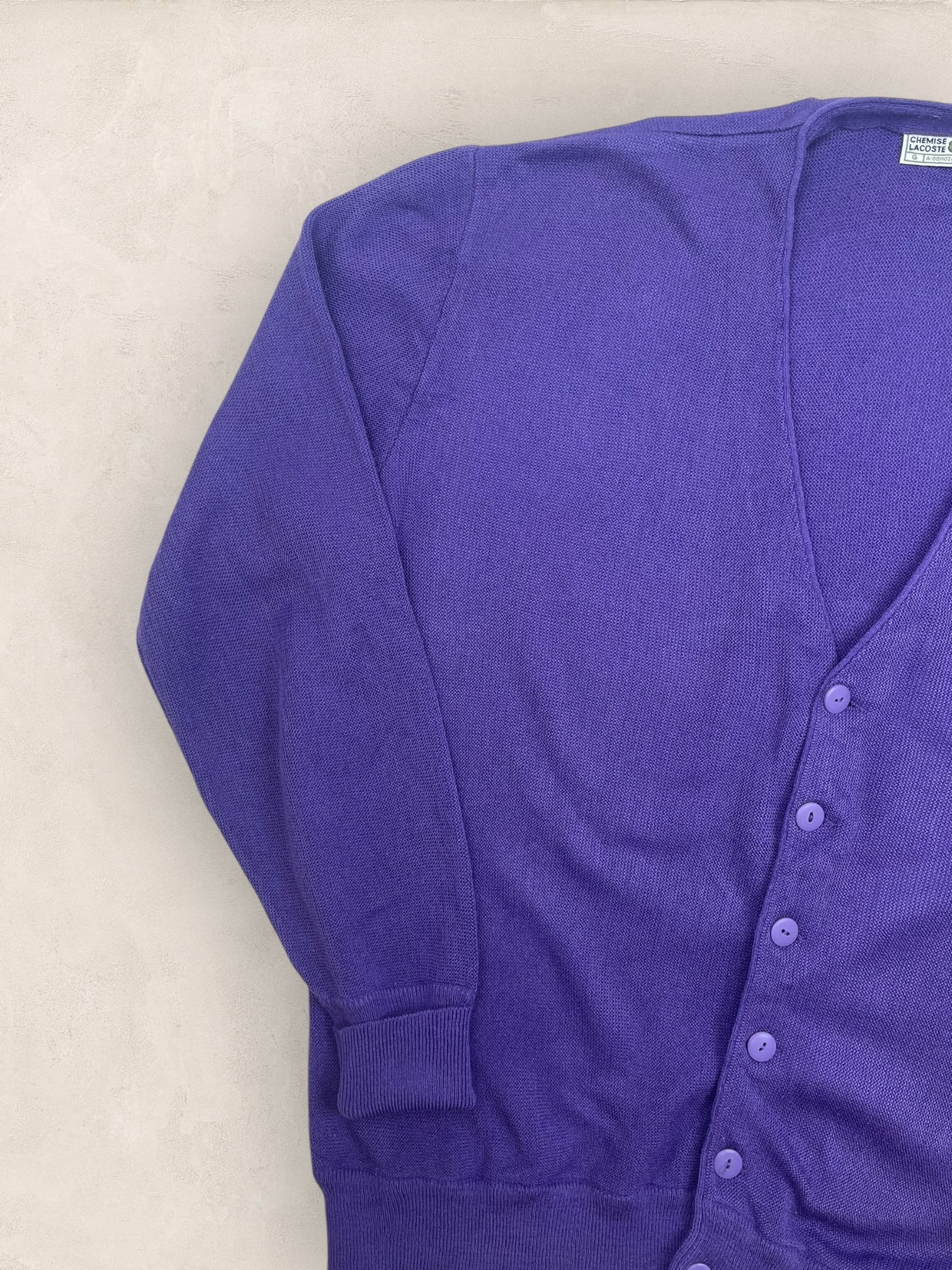 Cardigan Homme Lacoste Violet XL Ref:3192 - Violet - XL - amifrip