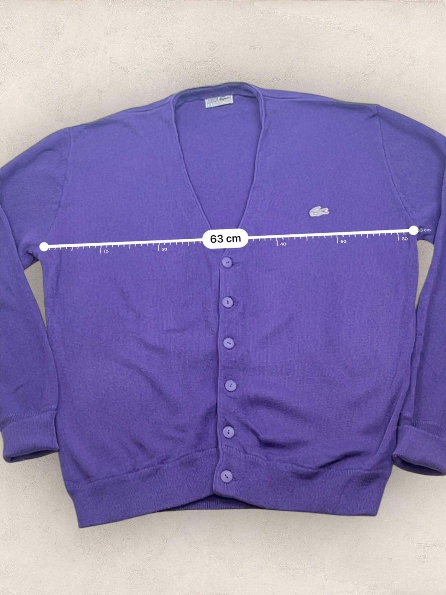 Cardigan Homme Lacoste Violet XL Ref:3192 - Violet - XL - amifrip