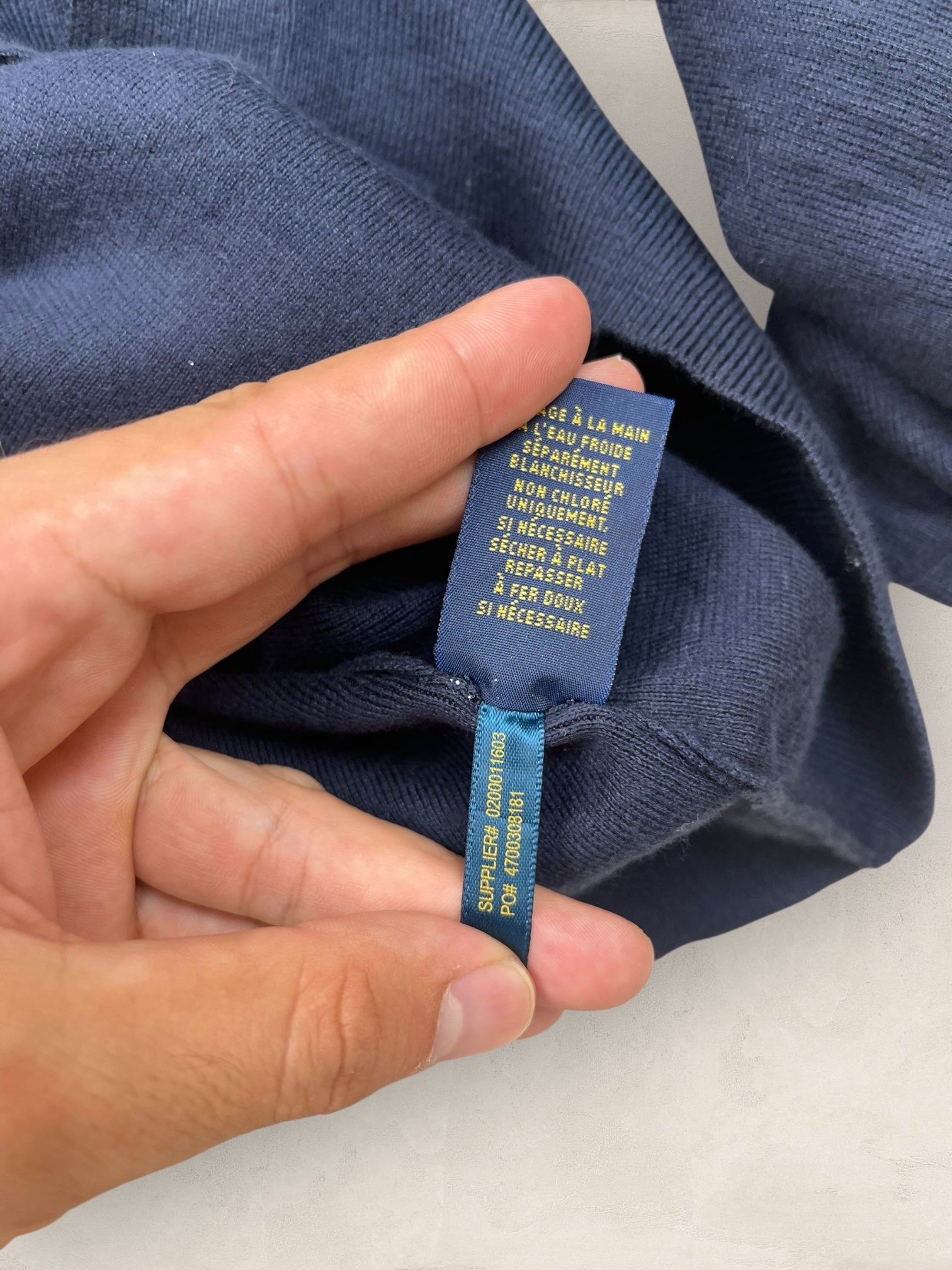 Cardigan Homme Ralph Lauren Bleu Marine L Ref:3407 - Bleu Marine - L - amifrip