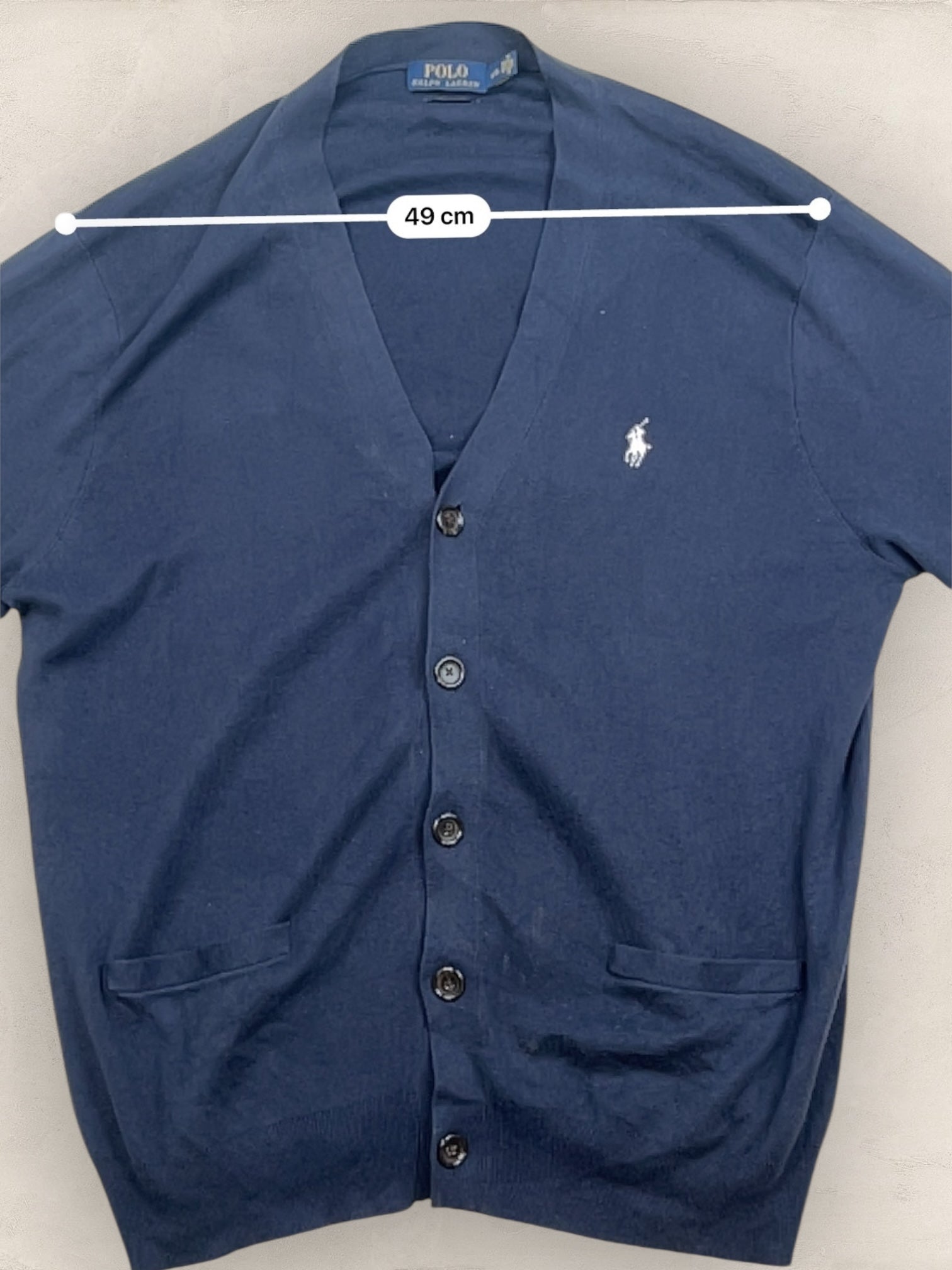 Cardigan Homme Ralph Lauren Bleu Marine L Ref:3407 - Bleu Marine - L - amifrip