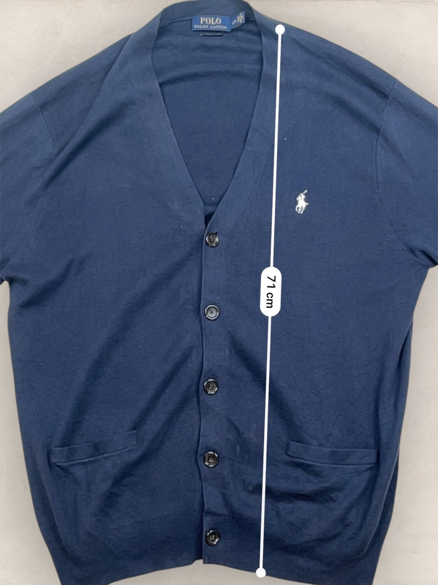 Cardigan Homme Ralph Lauren Bleu Marine L Ref:3407 - Bleu Marine - L - amifrip