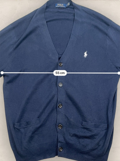 Cardigan Homme Ralph Lauren Bleu Marine L Ref:3407 - Bleu Marine - L - amifrip