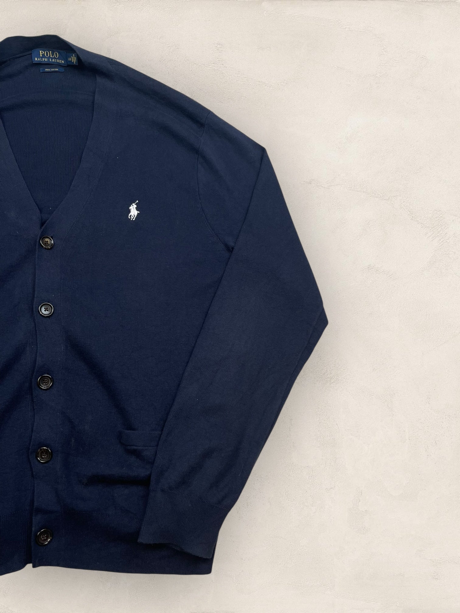 Cardigan Homme Ralph Lauren Bleu Marine L Ref:3407 - Bleu Marine - L - amifrip