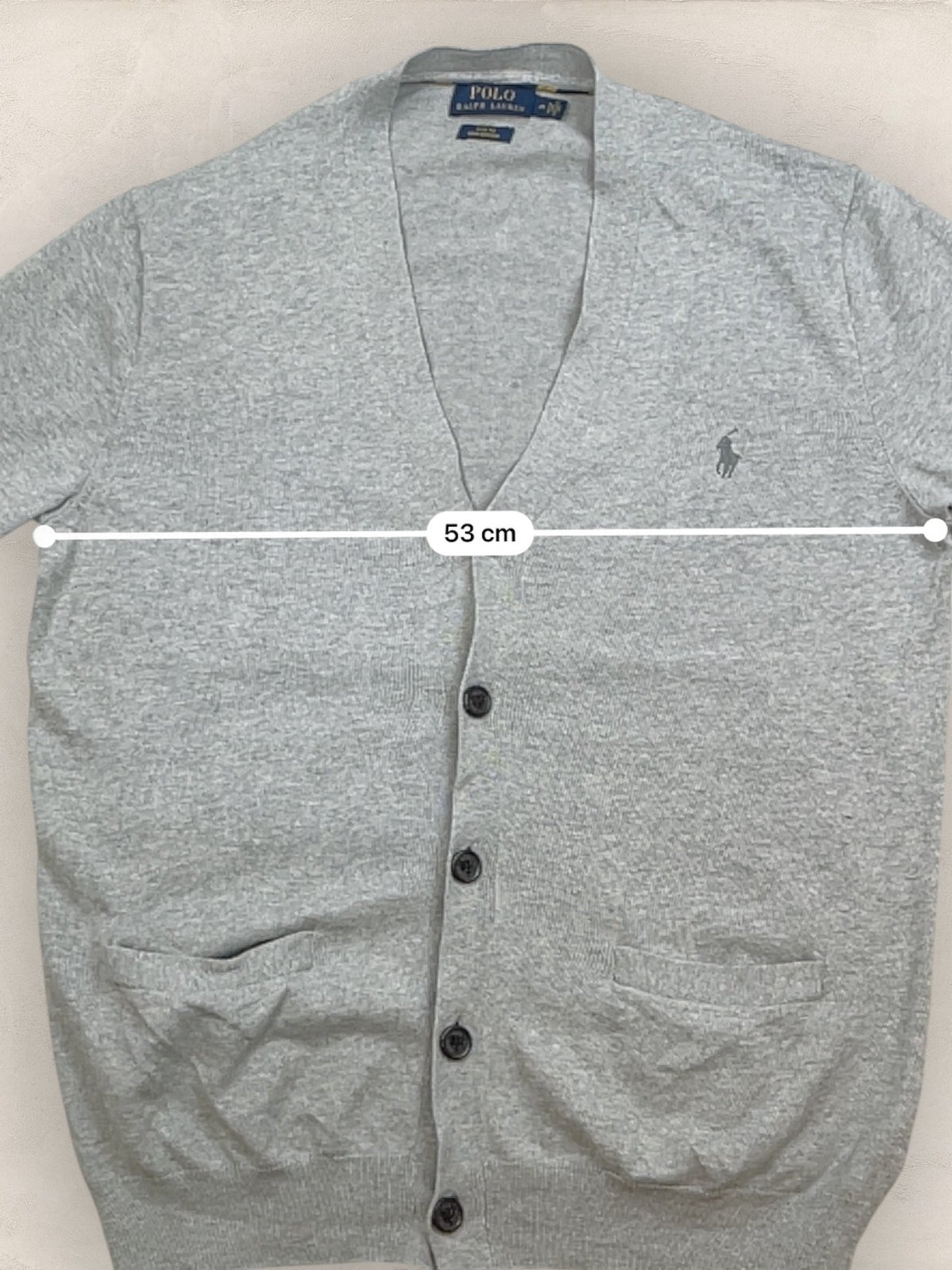 Cardigan Homme Ralph Lauren Gris M Ref:3406 - Gris - M - amifrip