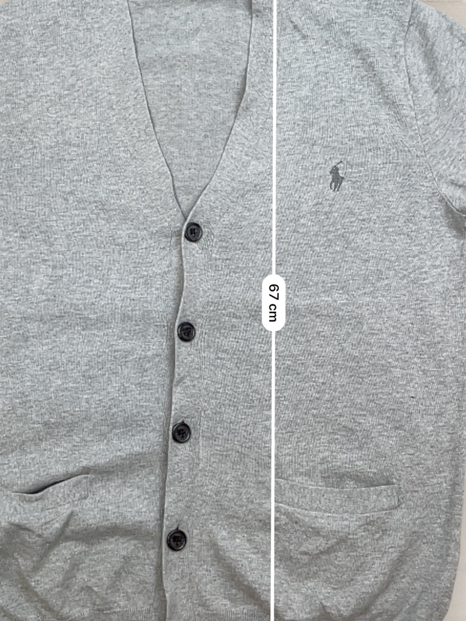 Cardigan Homme Ralph Lauren Gris M Ref:3406 - Gris - M - amifrip