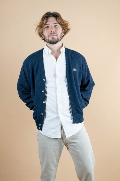Cardigan Lacoste Izod Bleu Marine ref: 1232 - BLEU MARINE - M - amifrip - Friperie en ligne et vêtements vintage