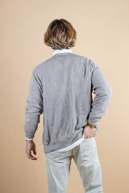 Cardigan Lacoste Izod ref: 1231 - GRIS - L - amifrip - Friperie en ligne et vêtements vintage