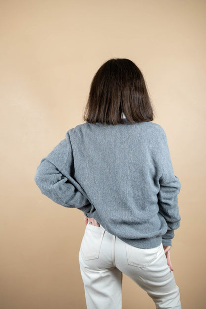 Cardigan Lacoste Vintage ref: 1612 - GRIS - L - amifrip - Friperie en ligne et vêtements vintage